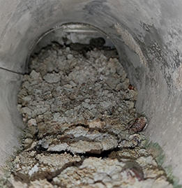 Kotel na plyn - před čištěním